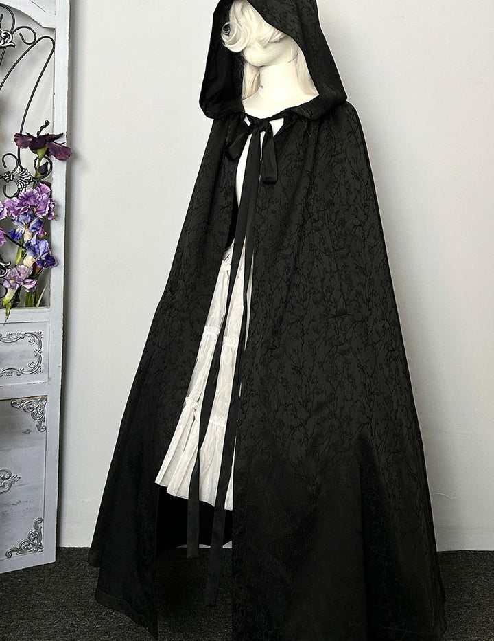 ZJstory~Gothic Lolita Cape Long-sleeved Shawl with Detachable Hood 42129:734142