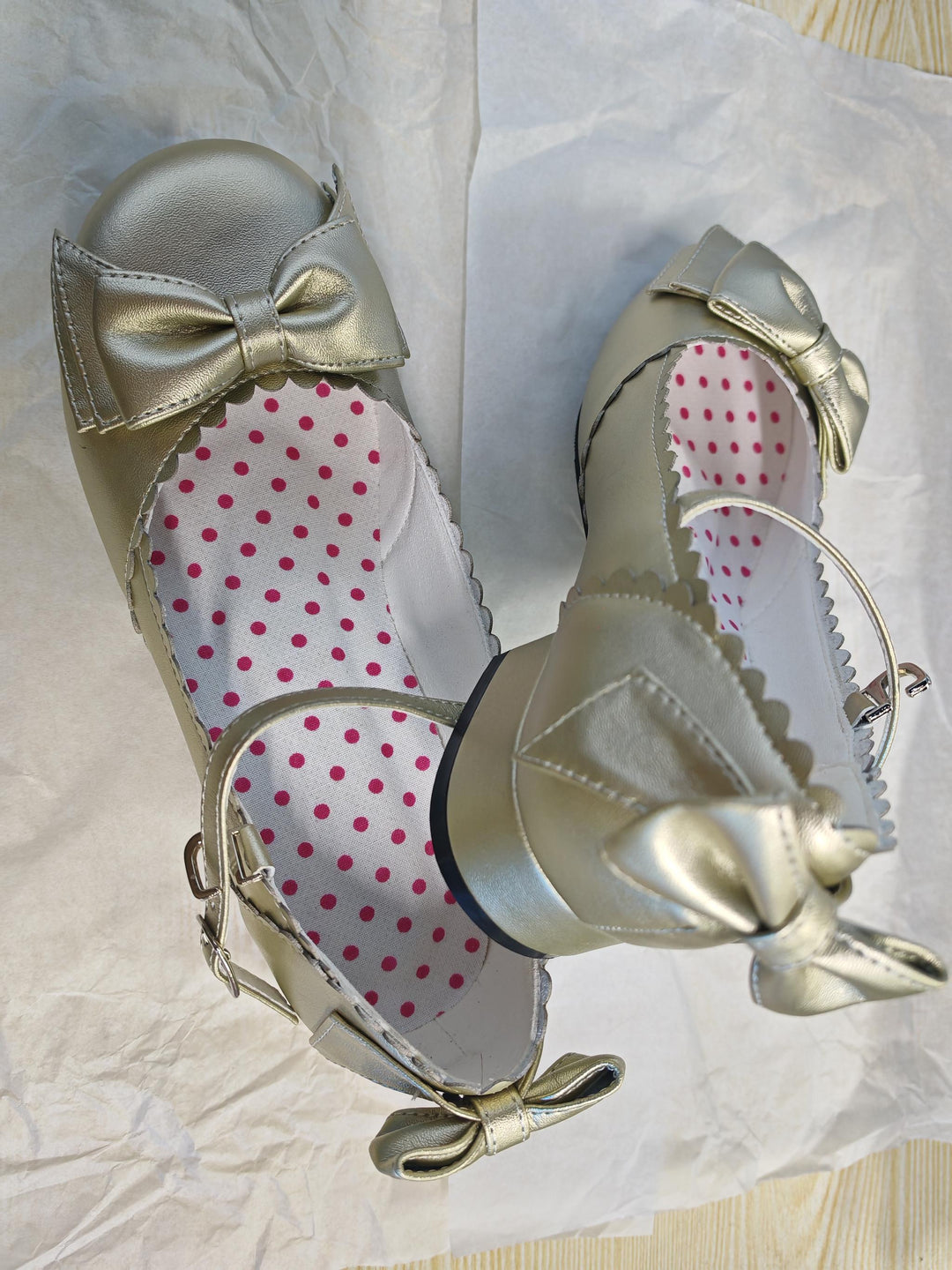 Sosic~Round Toe Lolita Shoes Sweet Bow Design Size 33-41 4592:727708