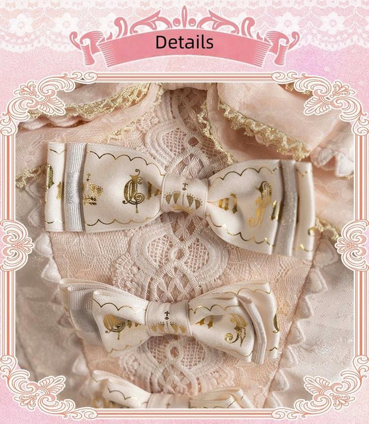 Puppets and Doll - Dream Bow - Bow Decoration Voile Gorgeous Lolita JSK 43464:777050