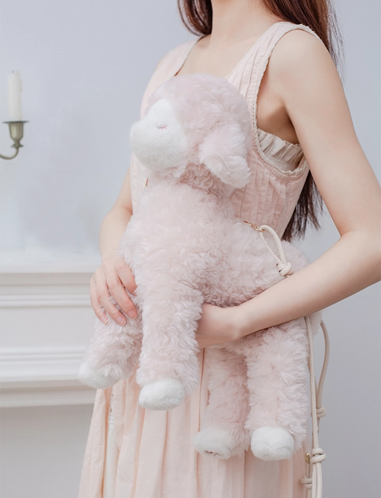 Sweet Lolita Lamb Plush Bag, Adjustable Bag Strap 45489:851438