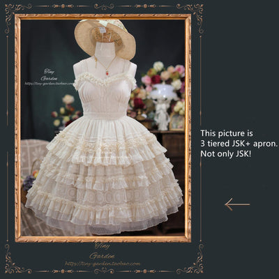 (Buyforme)Tiny garden~Dream Bouquet~Elegant French Vintage Lolita JSK   