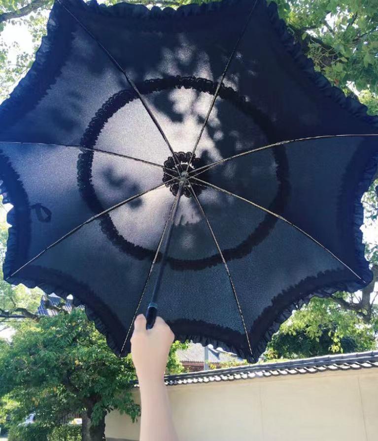 (BFM)Whale Island~Kawaii Lolita Parasol Daily Lolita Two-folded Umbrella   