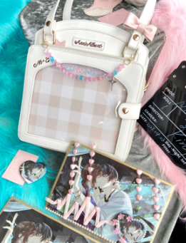 Morning Glory~Kawaii Lolita Checkered Itabag Multicolors   