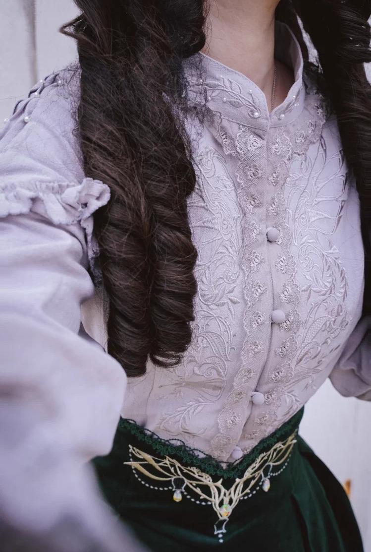 Twin Trees' Celestial Glow - Classic Lolita Bust-Supporting JSK, Plus Size 44508:810868