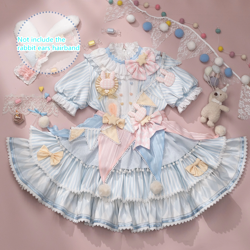 (BFM)Forest Fluorescent Carps~Ouji Lolita Suit Circus Prince Shorts and OP Dress