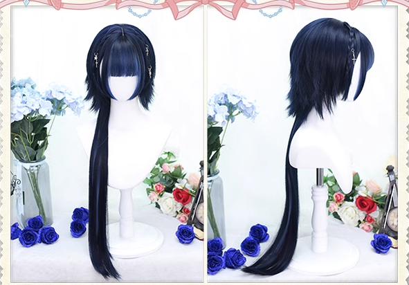 Dalao Home~Moon Night~Lolita Highlights Bang Wigs Multicolor   