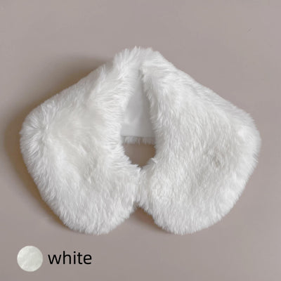ThirtyHouse~Winter Lolita Faux Lolita Imitation Rabbit Fur Scarf Free size White 