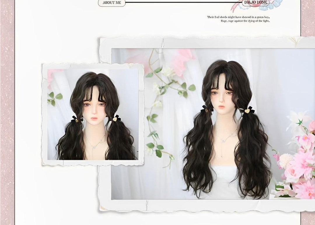 Dalao Home~Fallen~Lolita Curly Wigs Wool Roll Long Hair   