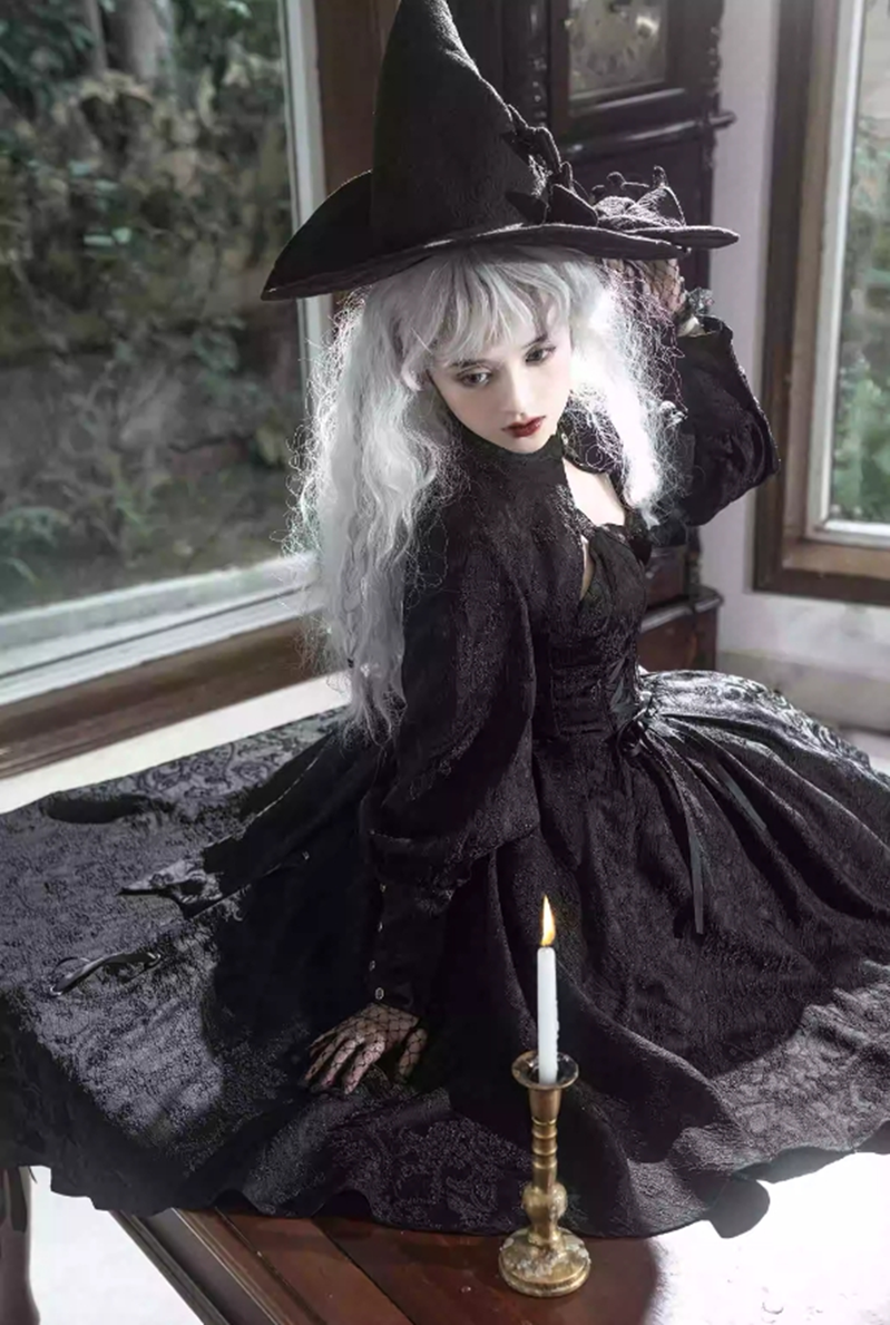 (BFM)Strawberry Duck~Gothic Lolita Dress White Lolita JSK 29578:357506