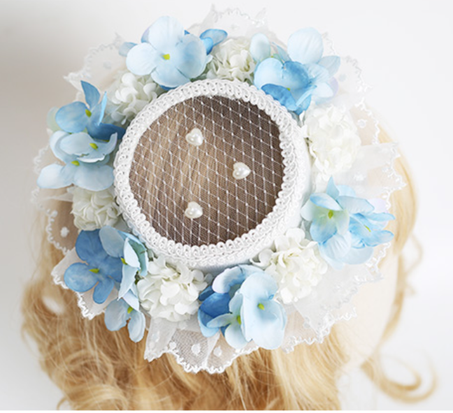 Xiaogui - Elegant Lolita Tea Party Multicolor Hat