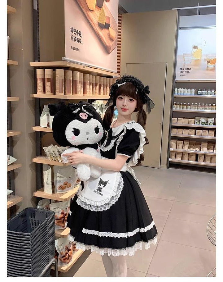 Confession Balloon~IP Collab Maid Lolita OP Dress   