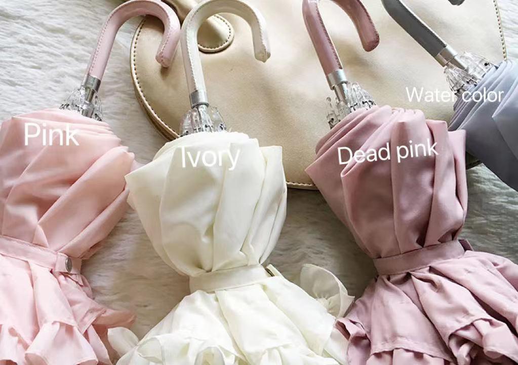 Whale Island - Kawaii Lolita Parasol Daily Lolita Two-folded Umbrella