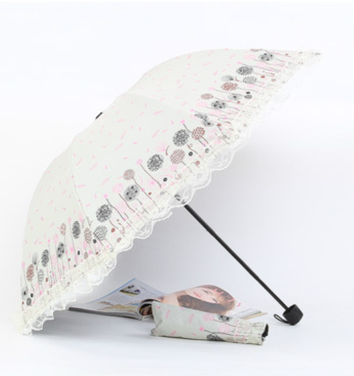 Qiteng~Daily Lolita Lace Princess Sunshade Parasol   