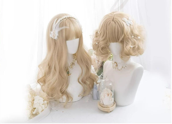 Alicegarden~Kawaii Casual Lolita Blonde Curly Wig   