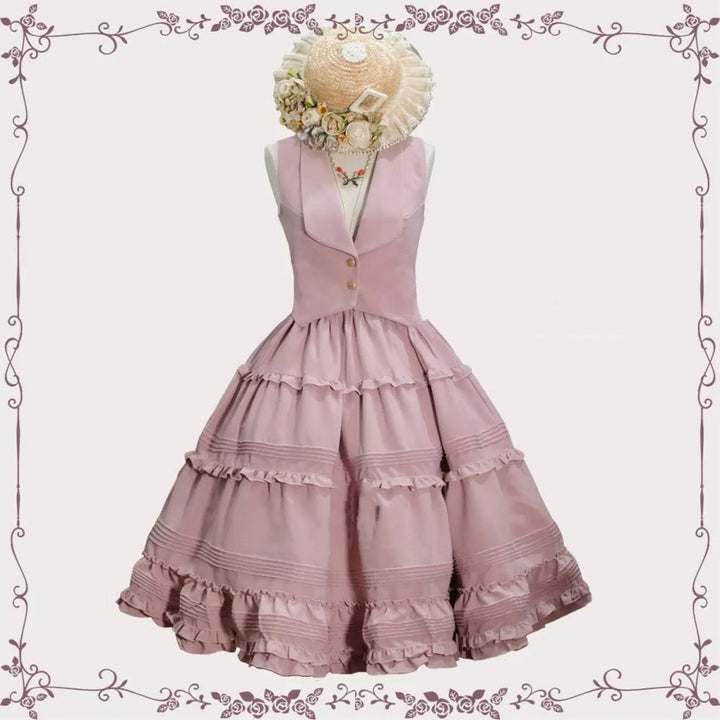 Tiny Garden~Old Love Songs~Lolita Elegant Vintage SK and Waistcoat   