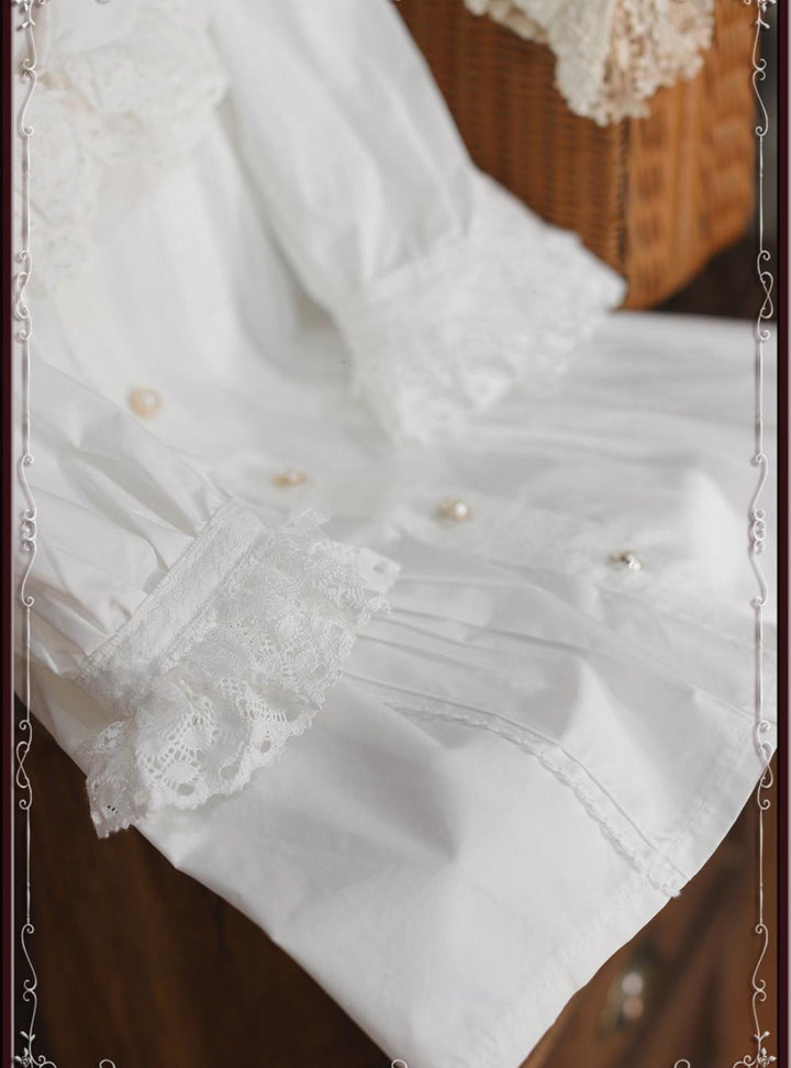 (BuyForMe) Tiny Garden~Antique Doll~Kawaii Cotton Lolita Blouse   