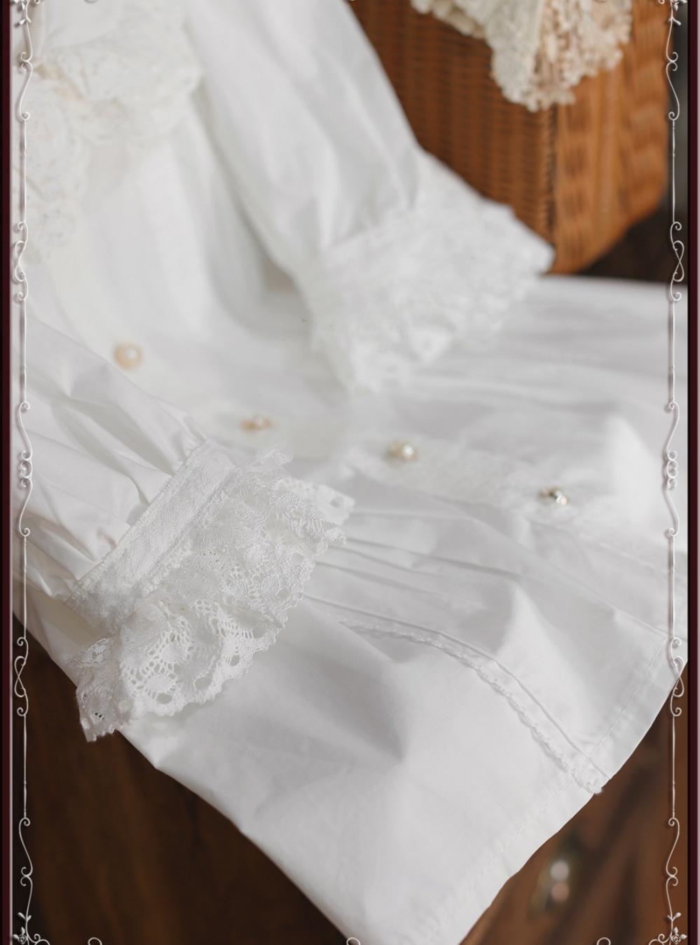 Tiny Garden - Antique Doll - Kawaii Cotton Lolita Blouse