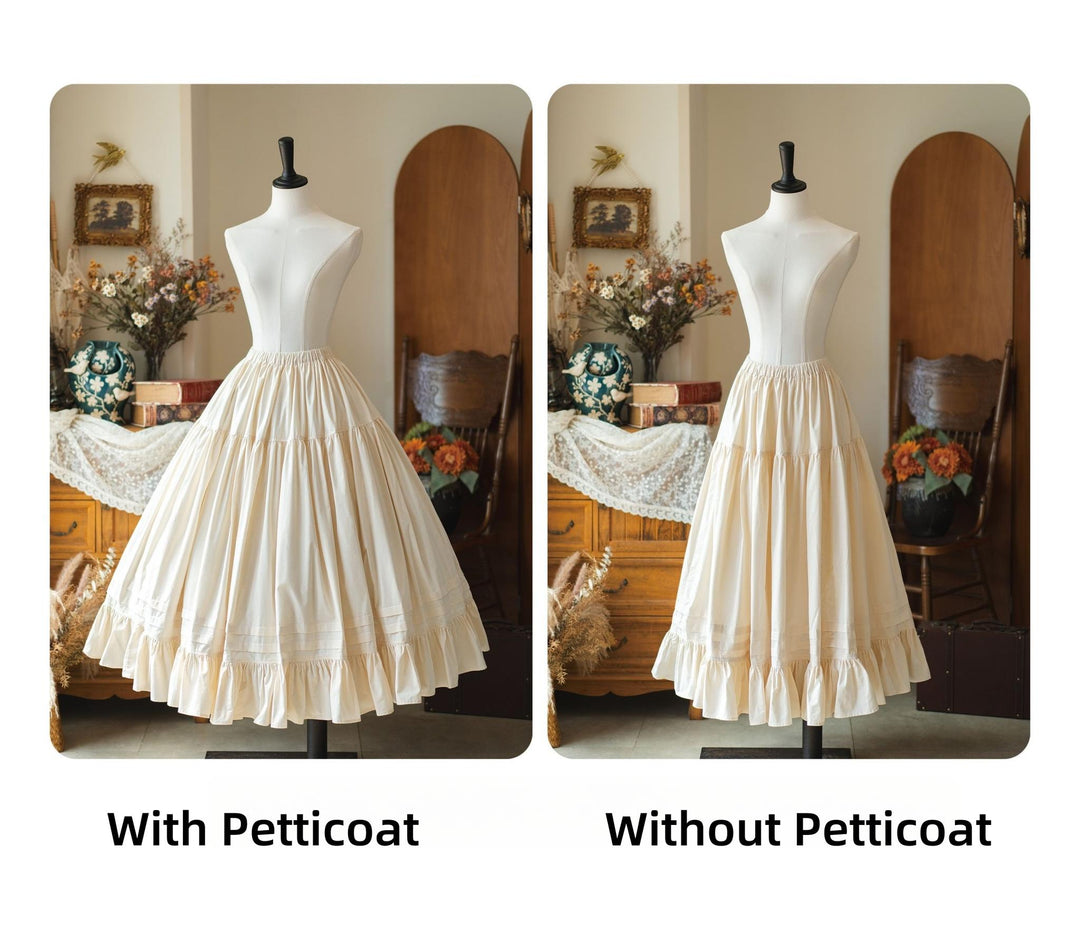 Forest Wardrobe~Chantilly Forest~Classic Lolita OP Dress With Square Neck & Underskirt 43188:770584