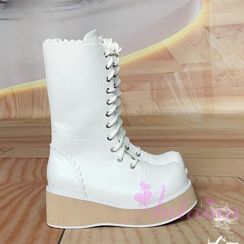 Antaina~Daily Lolita High Platform Shoes Customized Lolita Boots