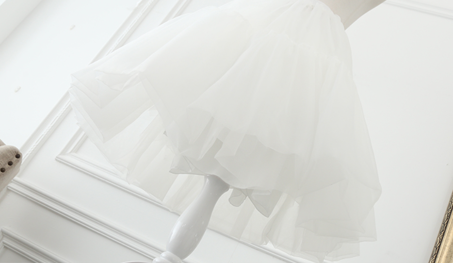 Manyiluo - Medium-length Extended Boneless Lolita Petticoat