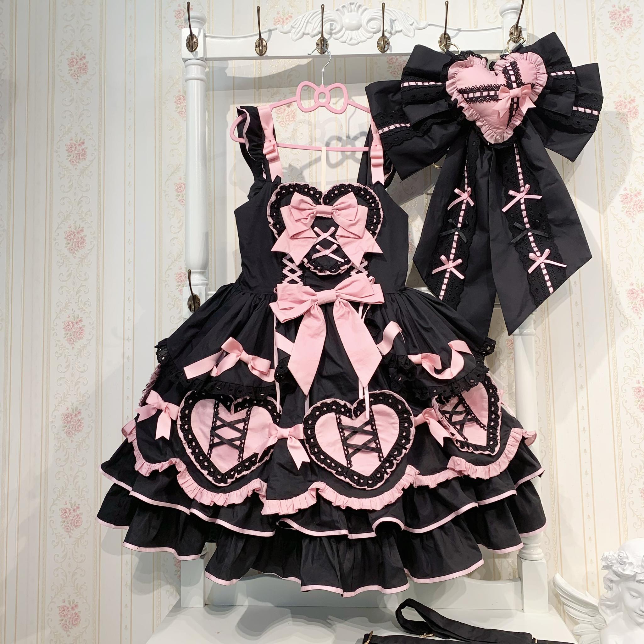 Chubby Cat Diary - Icing Sugar Gift Box - Plus Size Sweet Lolita JSK Dress Set