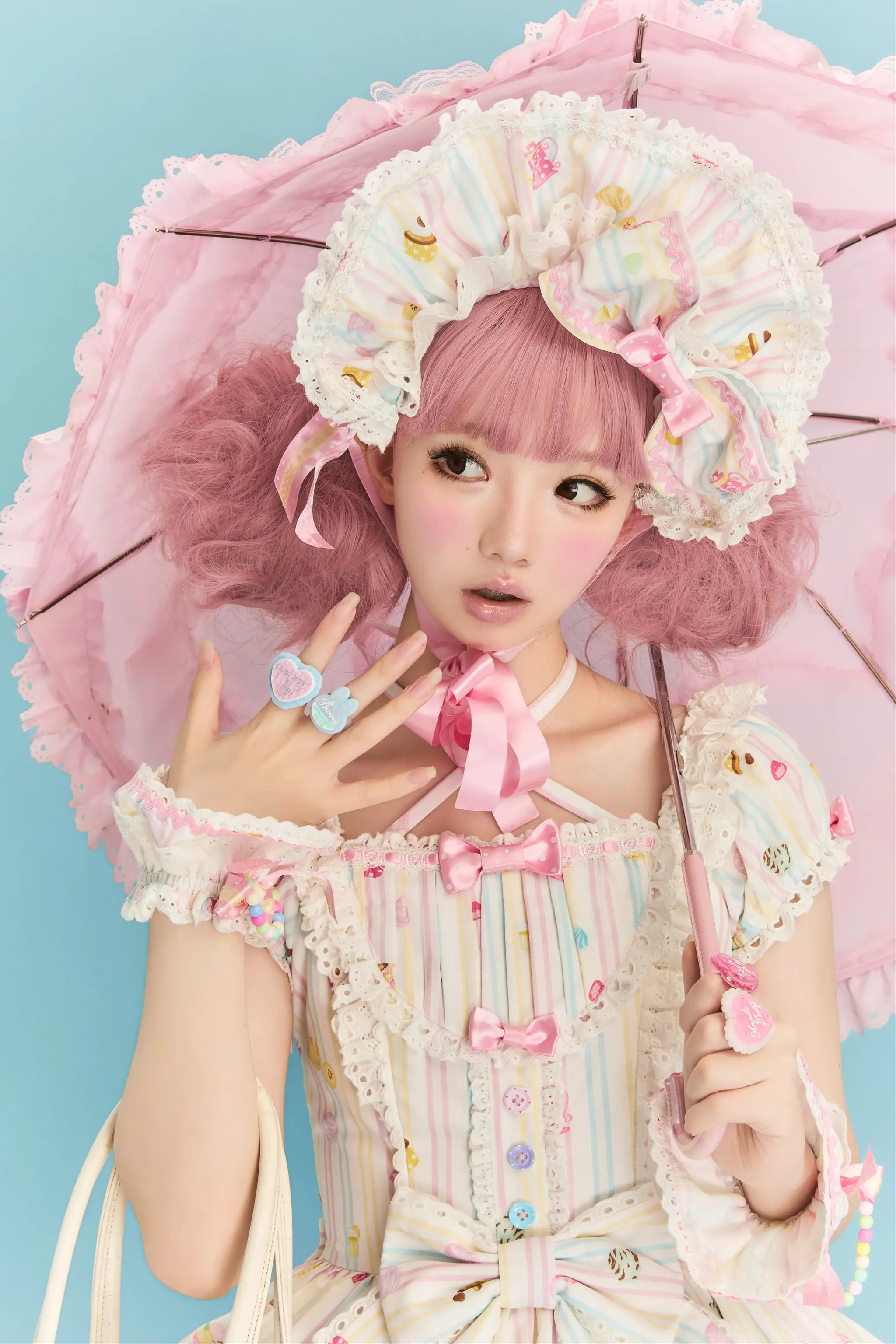Summer Ice Cream Tale - Old School Lolita Ice Cream Printed OP & JSK Dress