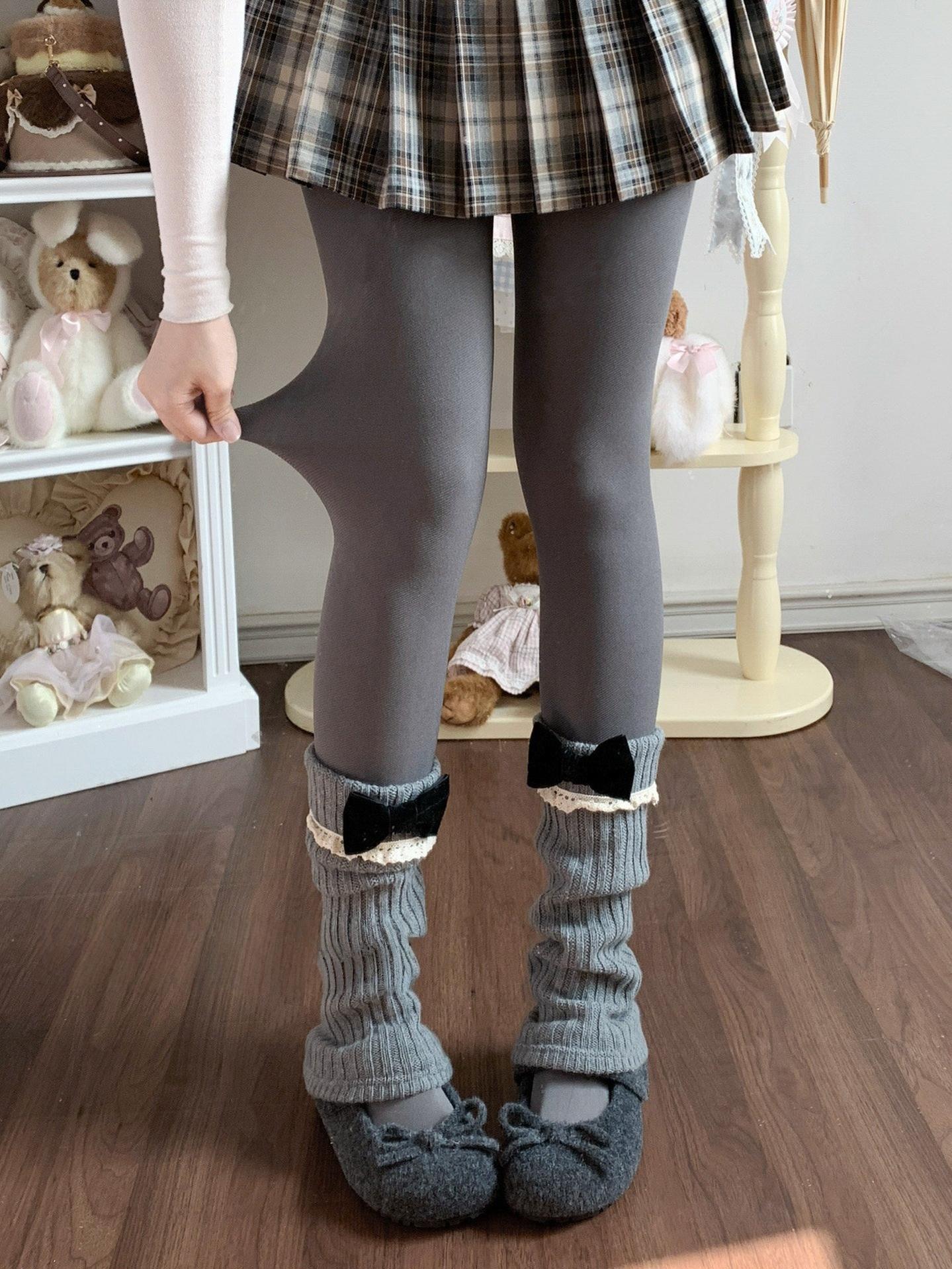 Daily Lolita Winter Fleece Lining Pantyhose