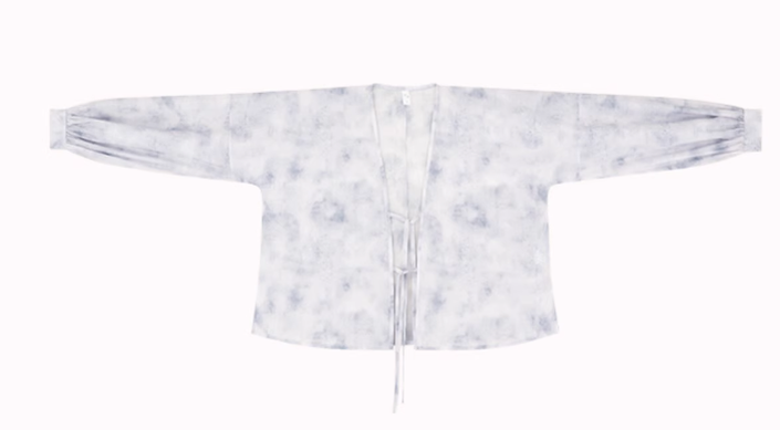 Chixia~Chinese Symbol. Fog Hill~Han Lolita White Sun Protection Shirt S misty hill print sun protection shirt 