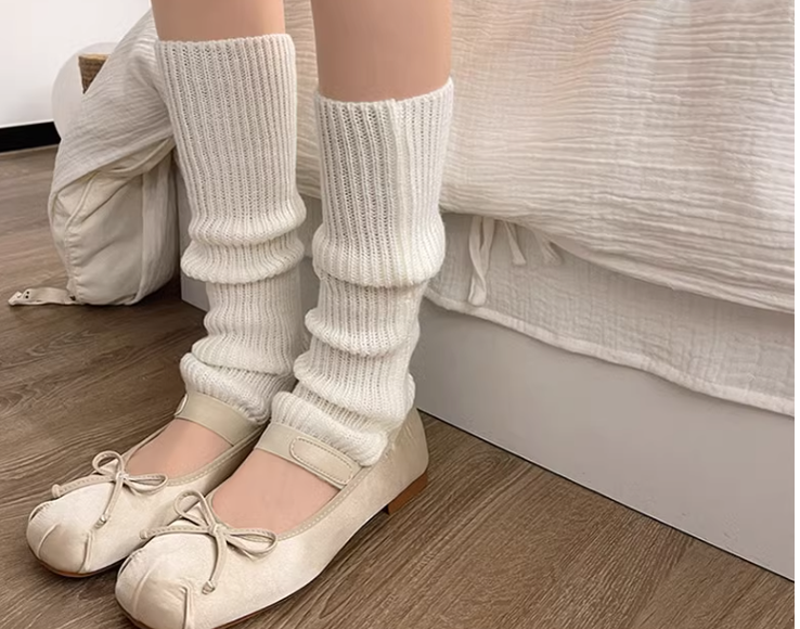 WAGUIR - Fashionable Lolita Solid Color Leg Warmer Multicolors