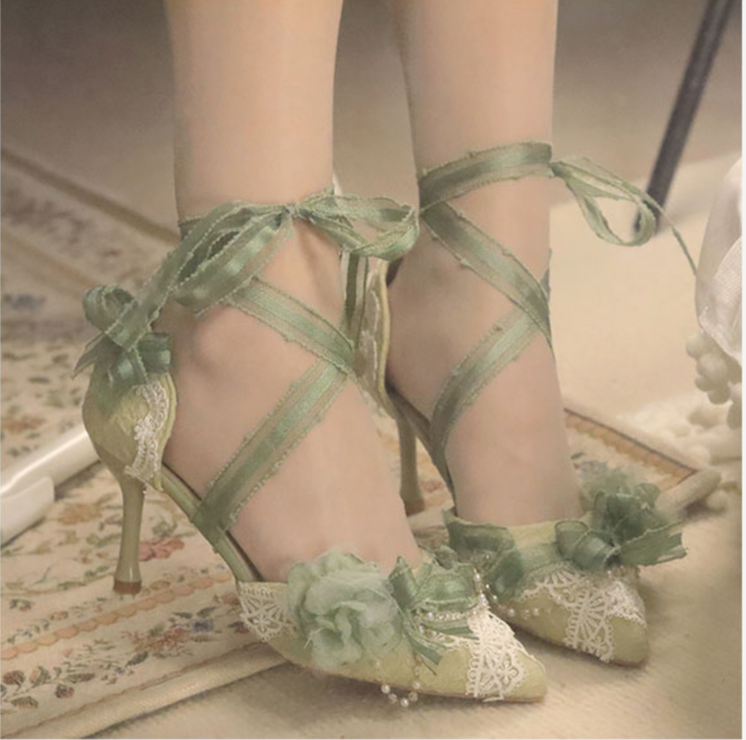 Sky Rabbit~Two~Fresh and Elegant Lolita Heels – 42Lolita