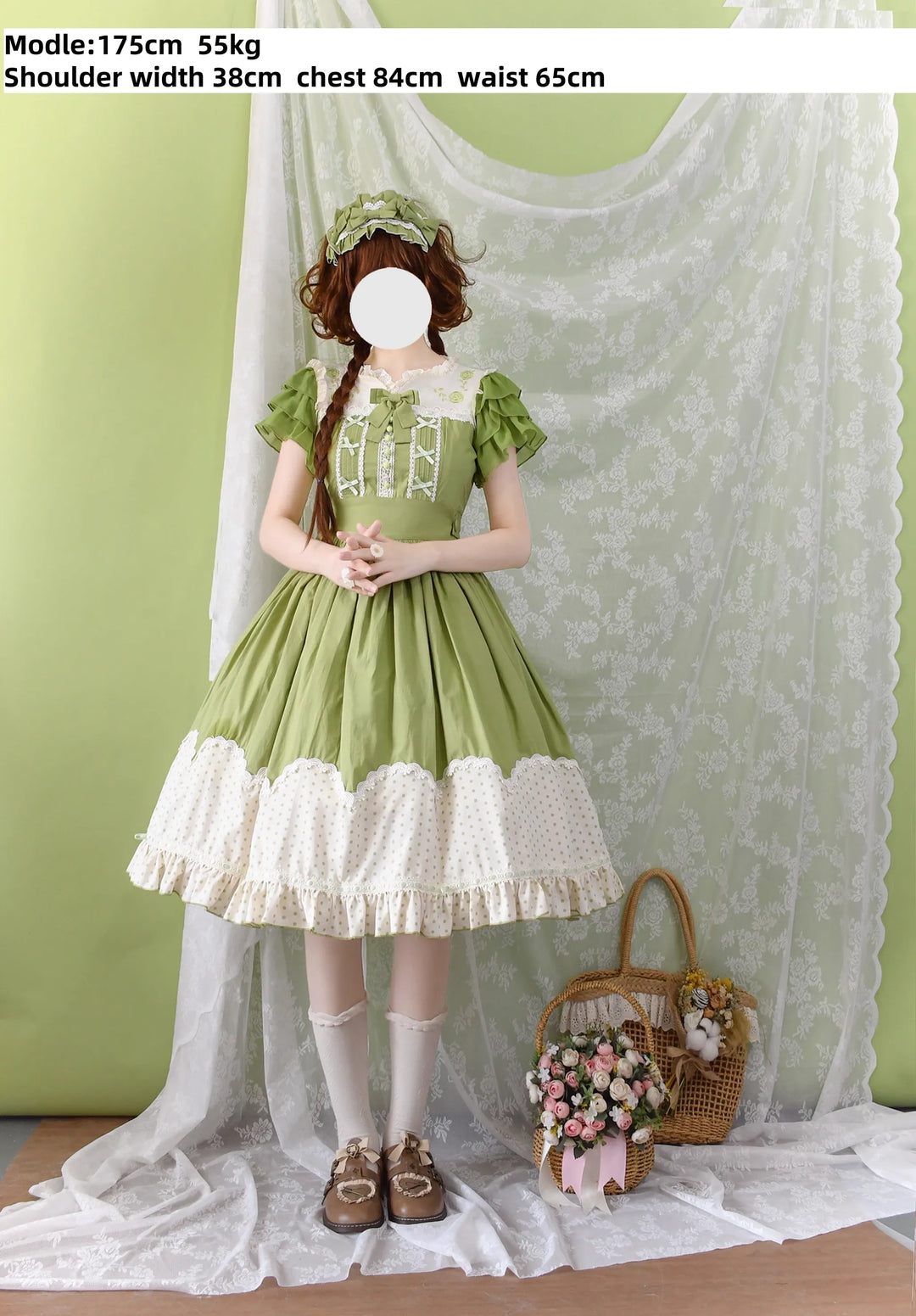 Strawberry Witch~Summer Breeze~Sweet Lolita OP Embroidery Daily Lolita Dress   