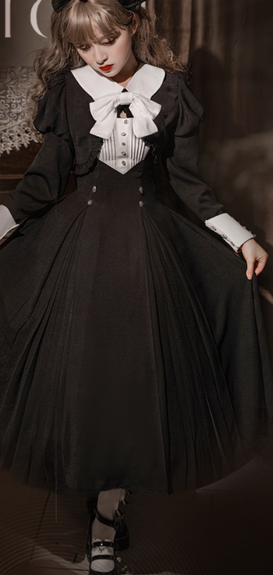 Letters from Unknown Star - Collection box - Spring Black Lolita OP