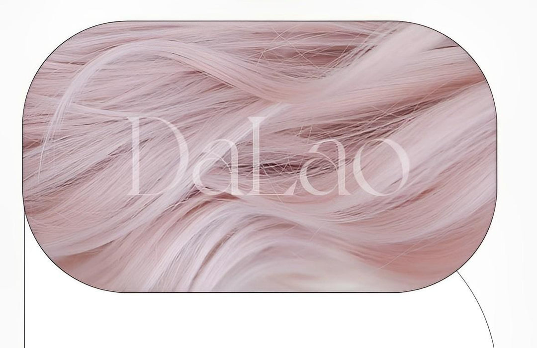 Dalao Home~Wen Wen~Natural Pink Lolita Wigs Long Curly Hair   