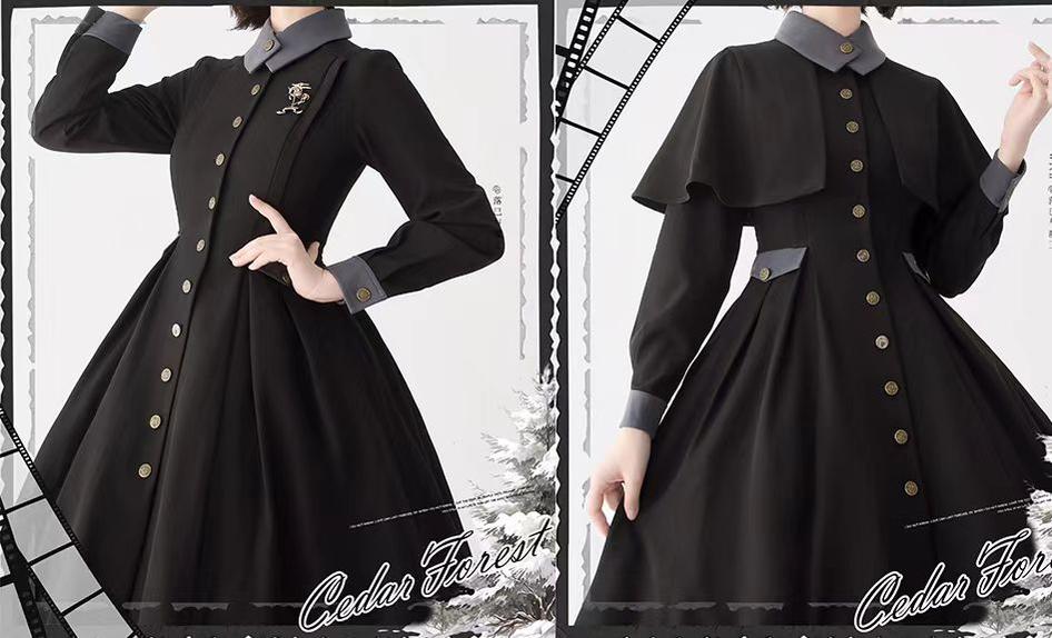 Forest Wardrobe - Elegant Lolita Dress Winter Lolita Coat Dress