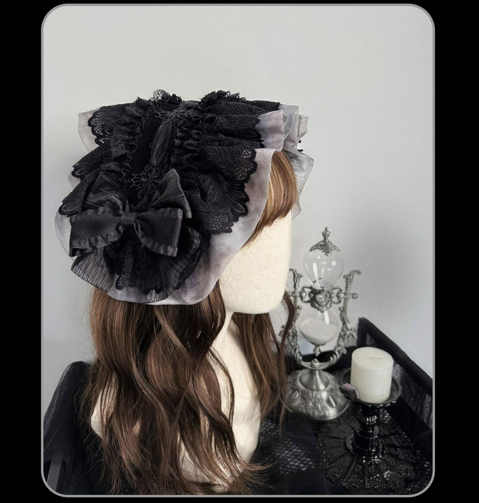Susin Lolita - Bone-Eroded Butterfly - Gothic Lolita Headdress & Accessories (Hairband) 44052:793602