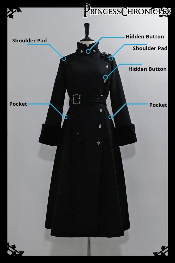 Princess Chronicles~Breakwave~Ouji Lolita Overcoat Retro Single-Breasted Handsome Coat