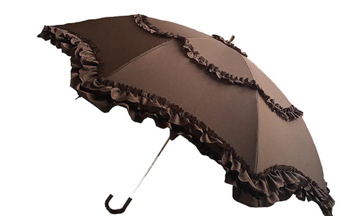 Whale Island - Kawaii Lolita Parasol Daily Lolita Two-folded Umbrella coffee