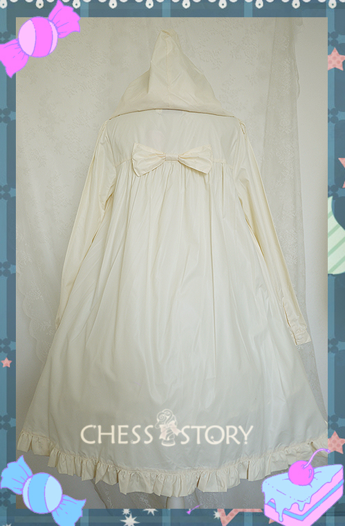 Chess Story~Sweet Rainbow~Elegant Lolita Raincoat Loose Windbreaker   