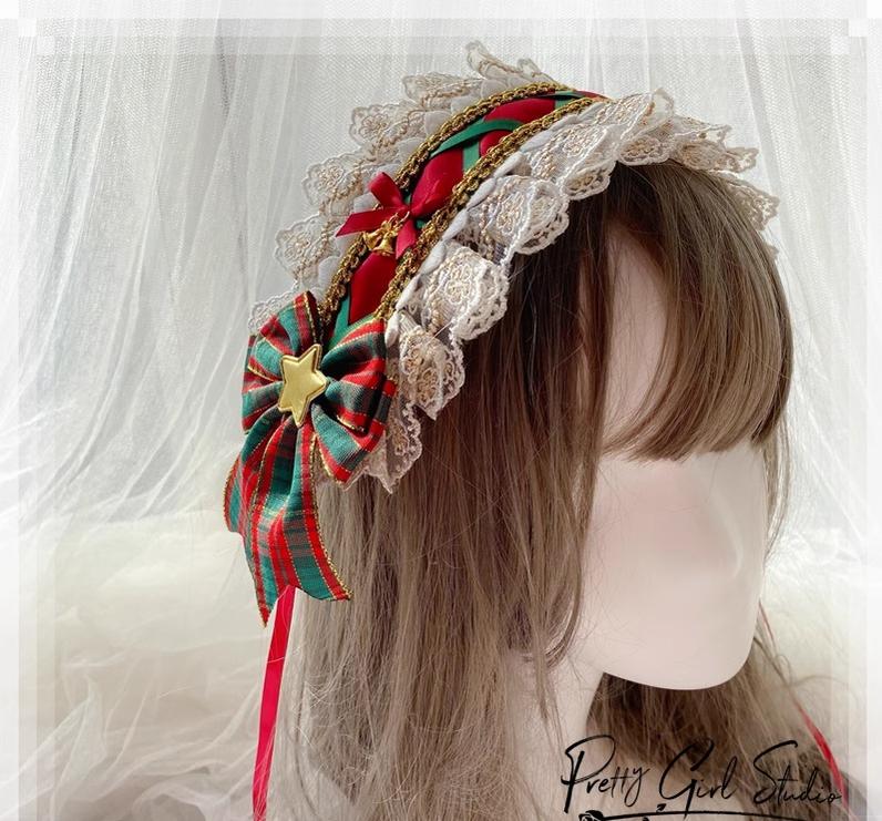 Pretty Girl Lolita~Sweet Lolita Headdress Christmas Lolita Accessories   