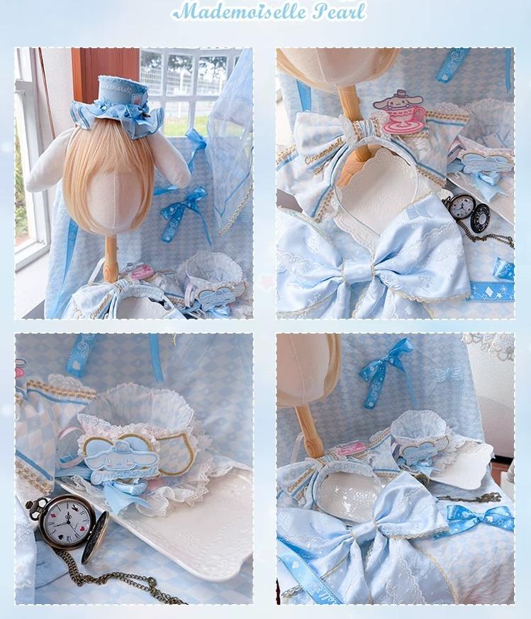 Cinnamoroll Magician - IP Collaboration Sweet Lolita Dress Set, Cinnamoroll Prints 45993:871383