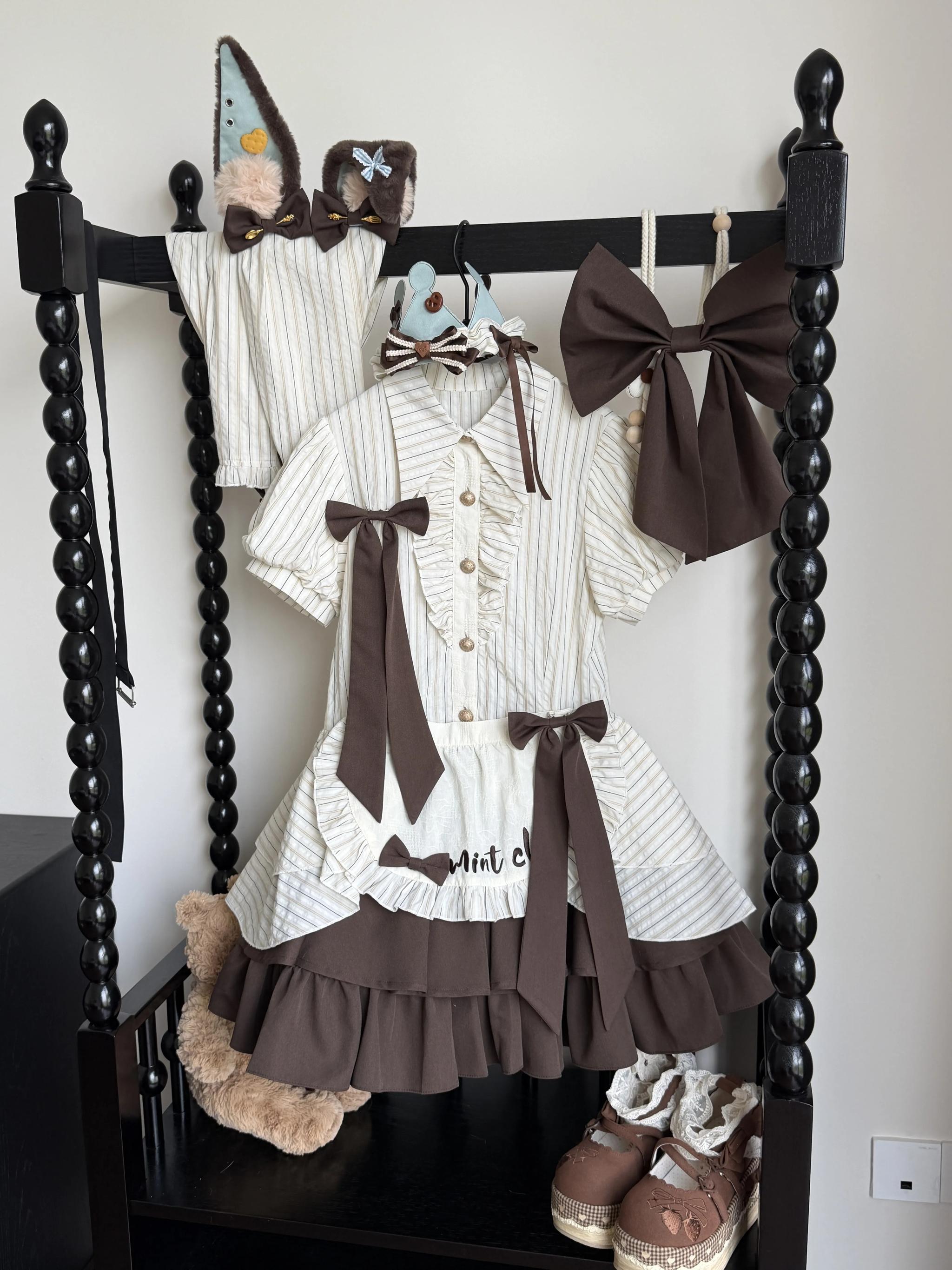 Dream Volley - Mint Chocolate Ouji Lolita Shorts or Skirt Set 45783:862310
