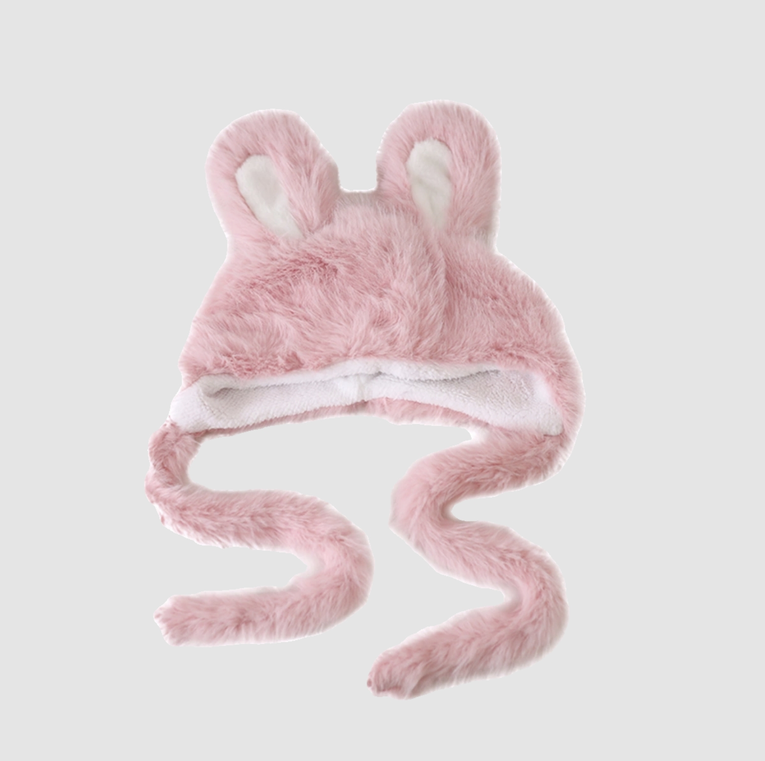 Xiaogui - Sweet Lolita Hat Bunny Ear Plush Warm Headwear