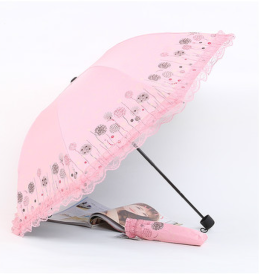 Qiteng~Daily Lolita Lace Princess Sunshade Parasol   