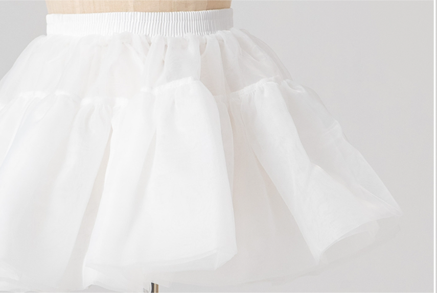 Manyiluo - Daily Puffy - Lolita Boneless Petticoat | 13.8" (35 cm) Length