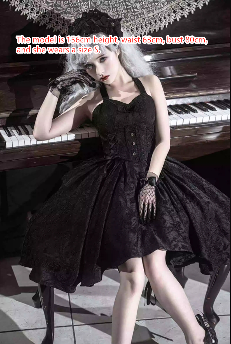 (BFM)Strawberry Duck~Gothic Lolita Dress White Lolita JSK 29578:357508