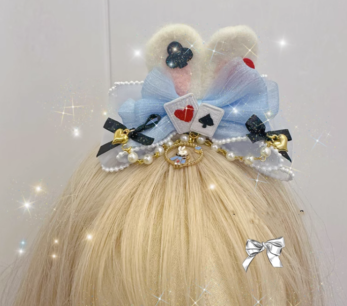 Pretty Girl Lolita~Sweet Lolita Head Accessory Handmade Hairpin a top clip  