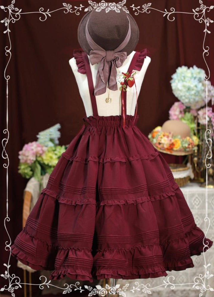 Tiny Garden~Old Love Songs~Lolita Elegant Vintage SK and Waistcoat   