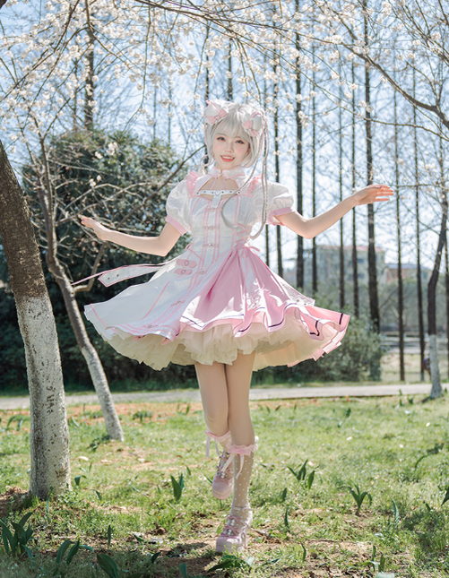 Pure Tea For Dream - Sweet Lolita Platform Pearl Bow Shoes