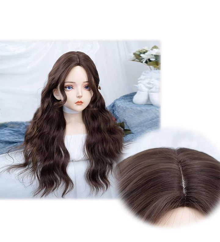 Alicegarden~Daily Lolita Wig Brown Wig With Long Wavy