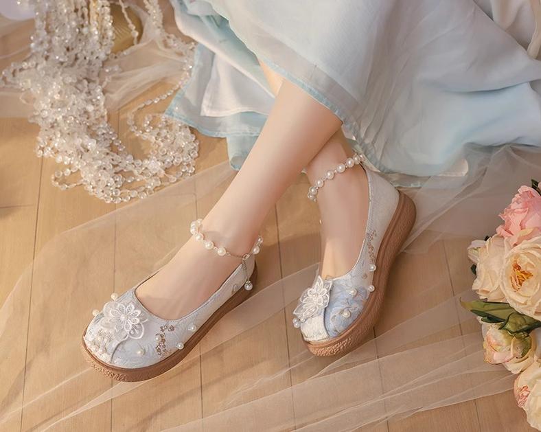 Yana~Lianhua Yana~Han Lolita Platform Shoes Chinese Style Shoes   